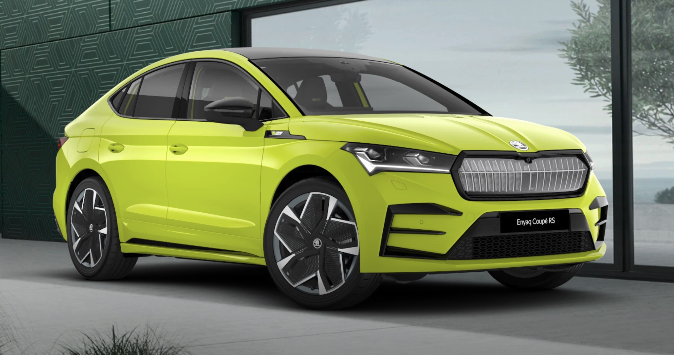 skoda enyaq coupe electric vehicle driving range